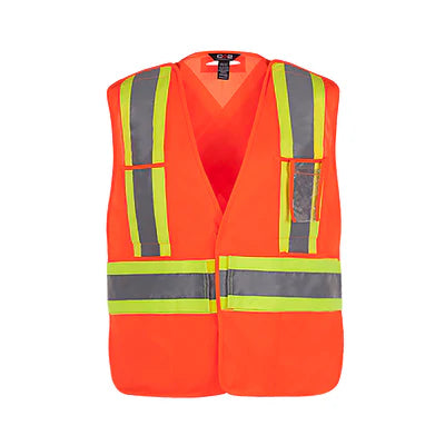 Protector - Adult Tricot Hi-Vis 5 Point Tear Away Vest