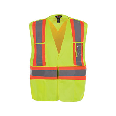 Protector - Adult Tricot Hi-Vis 5 Point Tear Away Vest