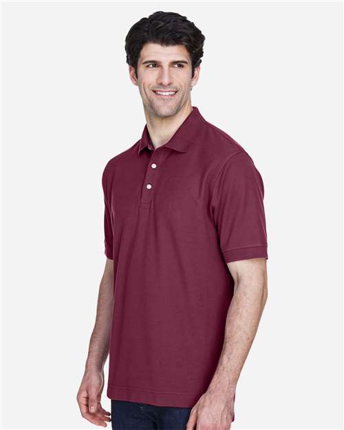 Devon & Jones Men's Pima Piqué Short-Sleeve Polo