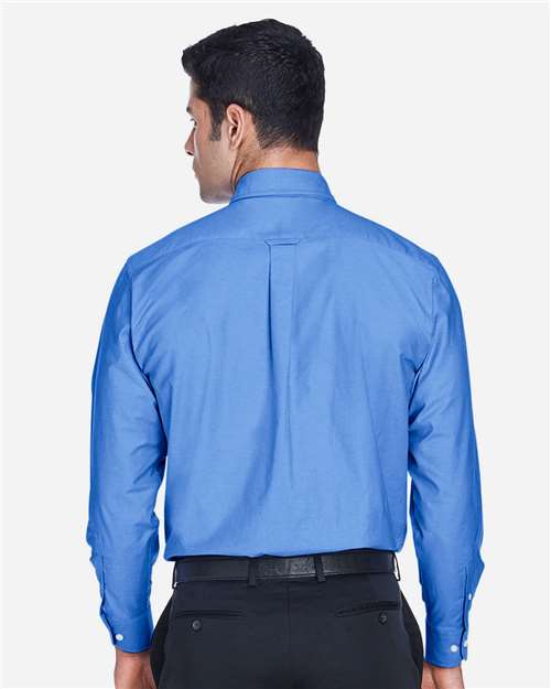 Men's Long-Sleeve Oxford with Stain-Release