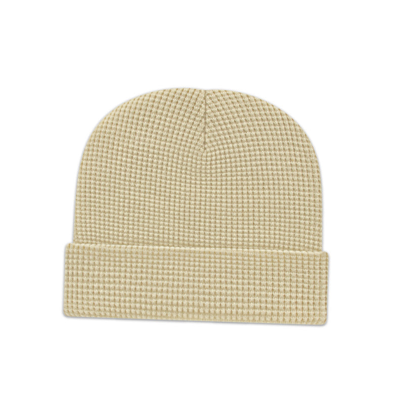 Tricot gaufré avec revers