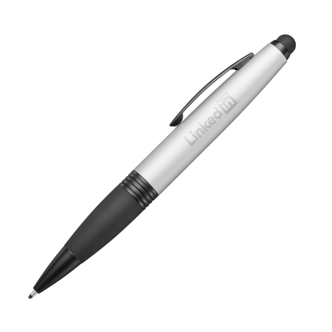 Stylo métallique Munro Twist avec stylet