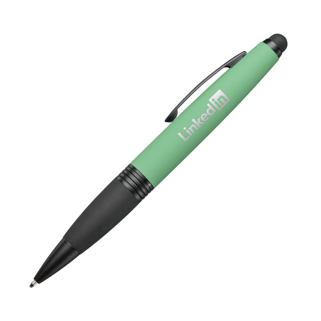 Stylo métallique Munro Twist avec stylet