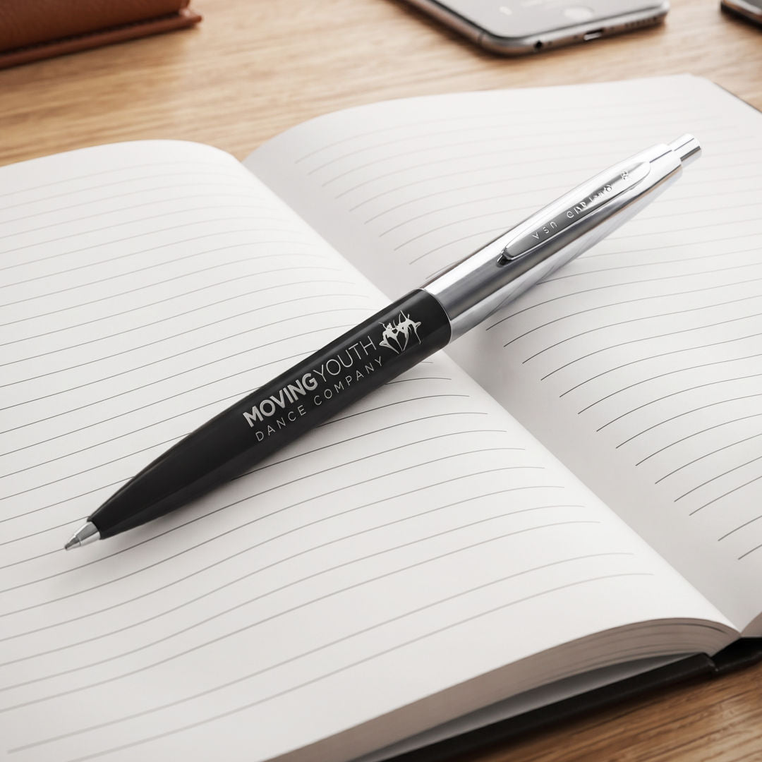 Garland® Monument Ballpoint Clicker Pen - Chrome Accent