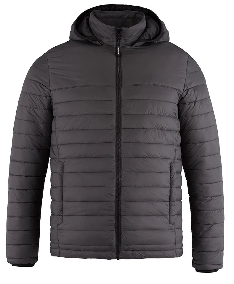 Men's Puffy Jacket w/ Detachable Hood-Canyon