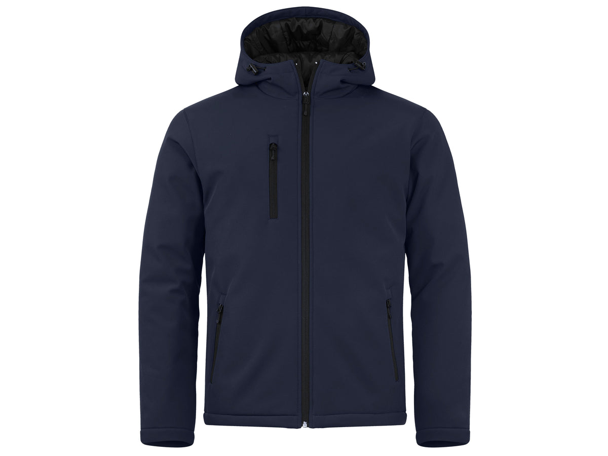 Equinox Insulated Softshell Mens Full Zip Hooded Jacket
