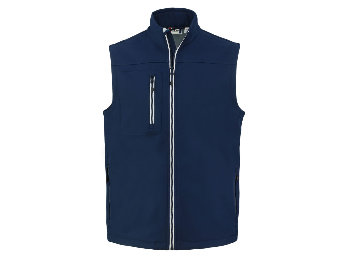 Telemark Recycled Stretch Softshell Mens Full Zip Vest