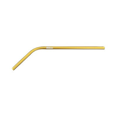 Single anodized aluminum straw - Bent (6mm)