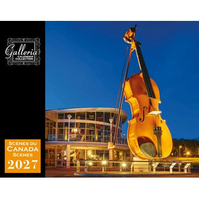 Galleria Wall Calendar 2027 Scenes of Canada (Eng/Fr)