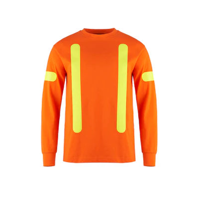 Citadel - T-shirt de sécurité à manches longues en coton pour adulte