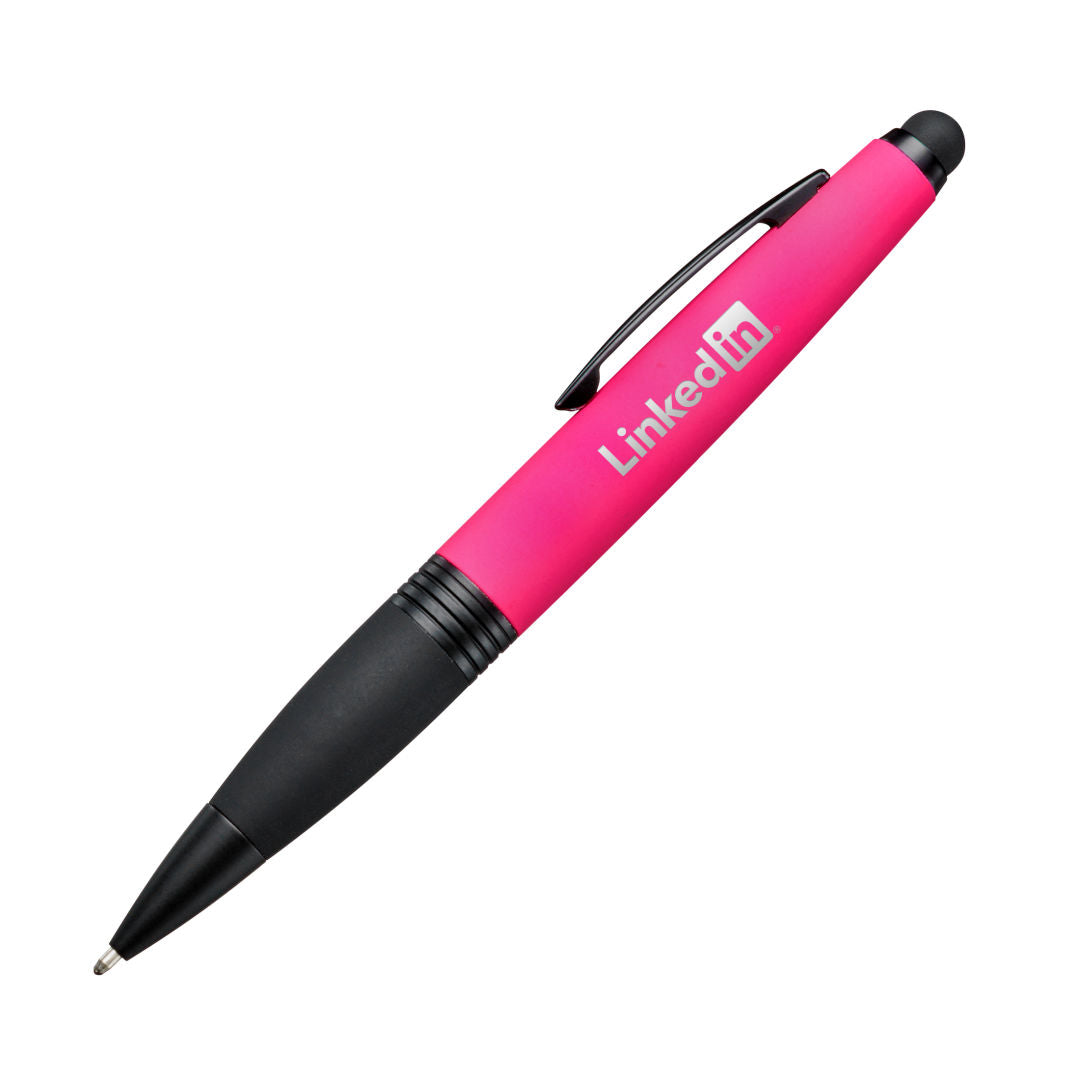 Stylo métallique Munro Twist avec stylet