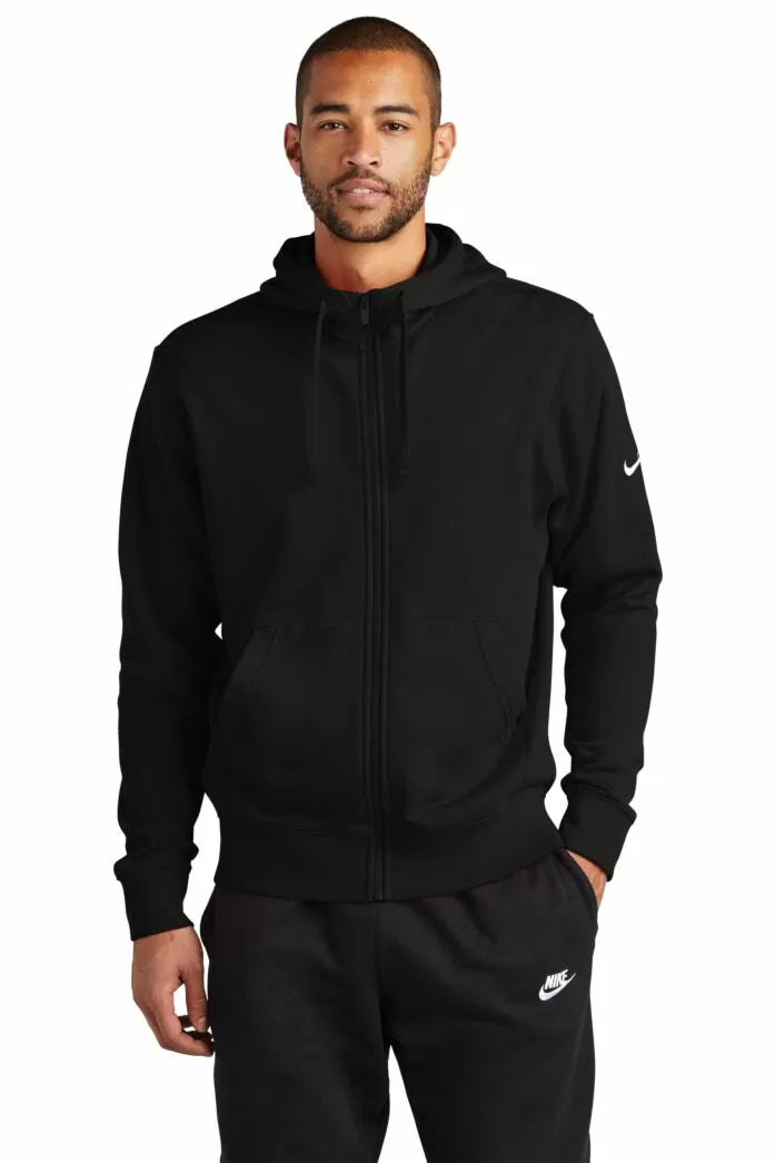 Men's Nike Club Fleece Sleeve Swoosh Full Zip Hoodie