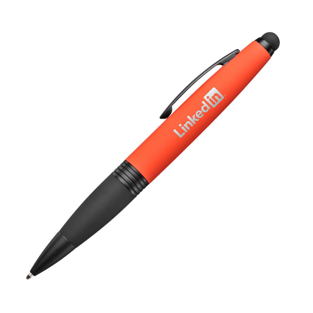 Stylo métallique Munro Twist avec stylet