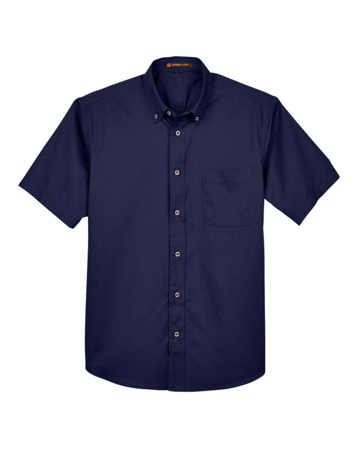 Men's Easy Blend™ Short-Sleeve Twill Shirt with Stain-Release