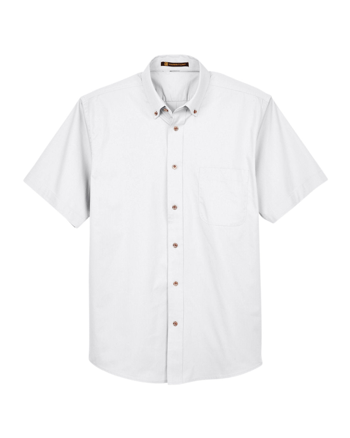Men's Easy Blend™ Short-Sleeve Twill Shirt with Stain-Release