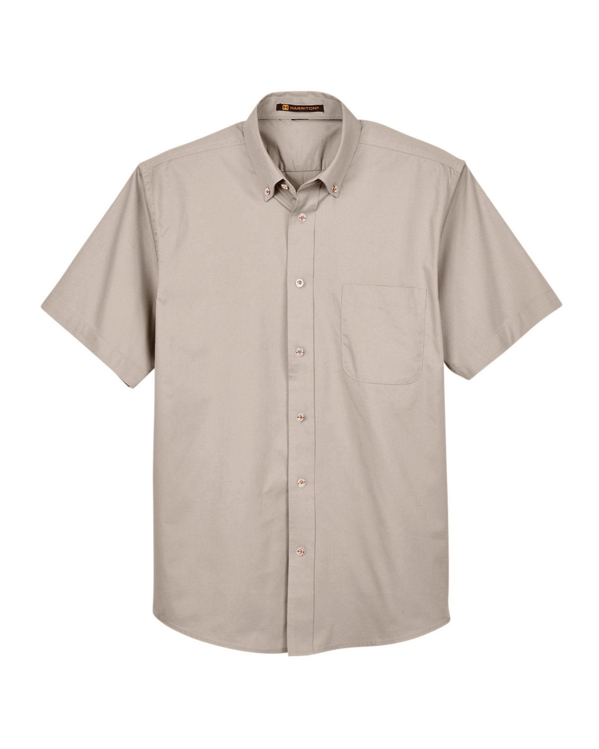Men's Easy Blend™ Short-Sleeve Twill Shirt with Stain-Release