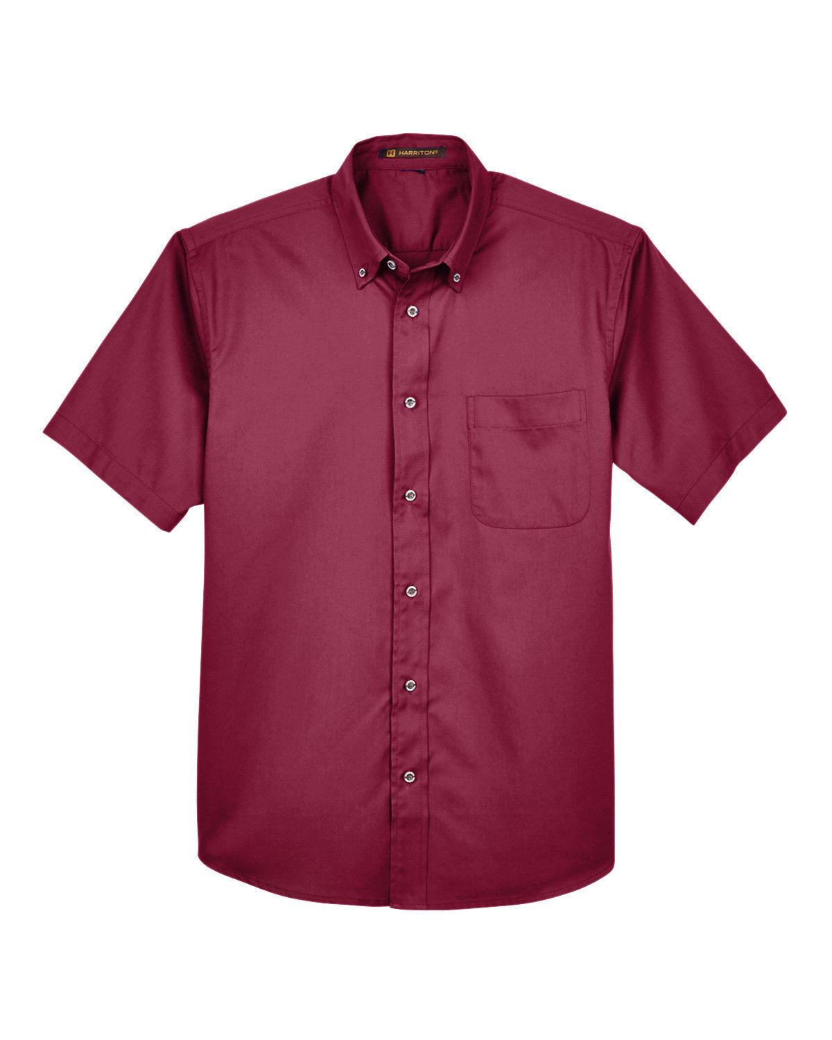 Men's Easy Blend™ Short-Sleeve Twill Shirt with Stain-Release