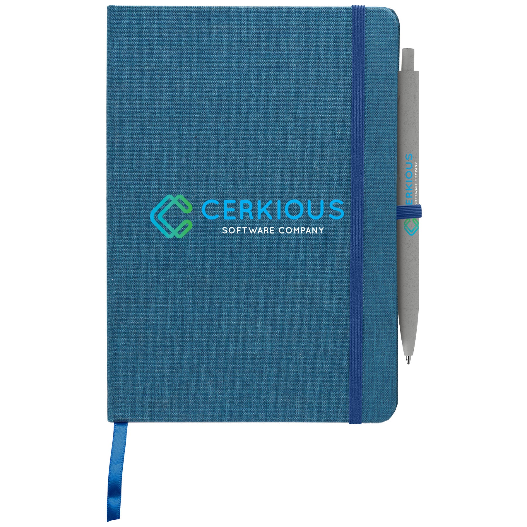 Melville 5.8" x 8.3" RPET Notebook & Zen Pen Gift Set - ColorJet