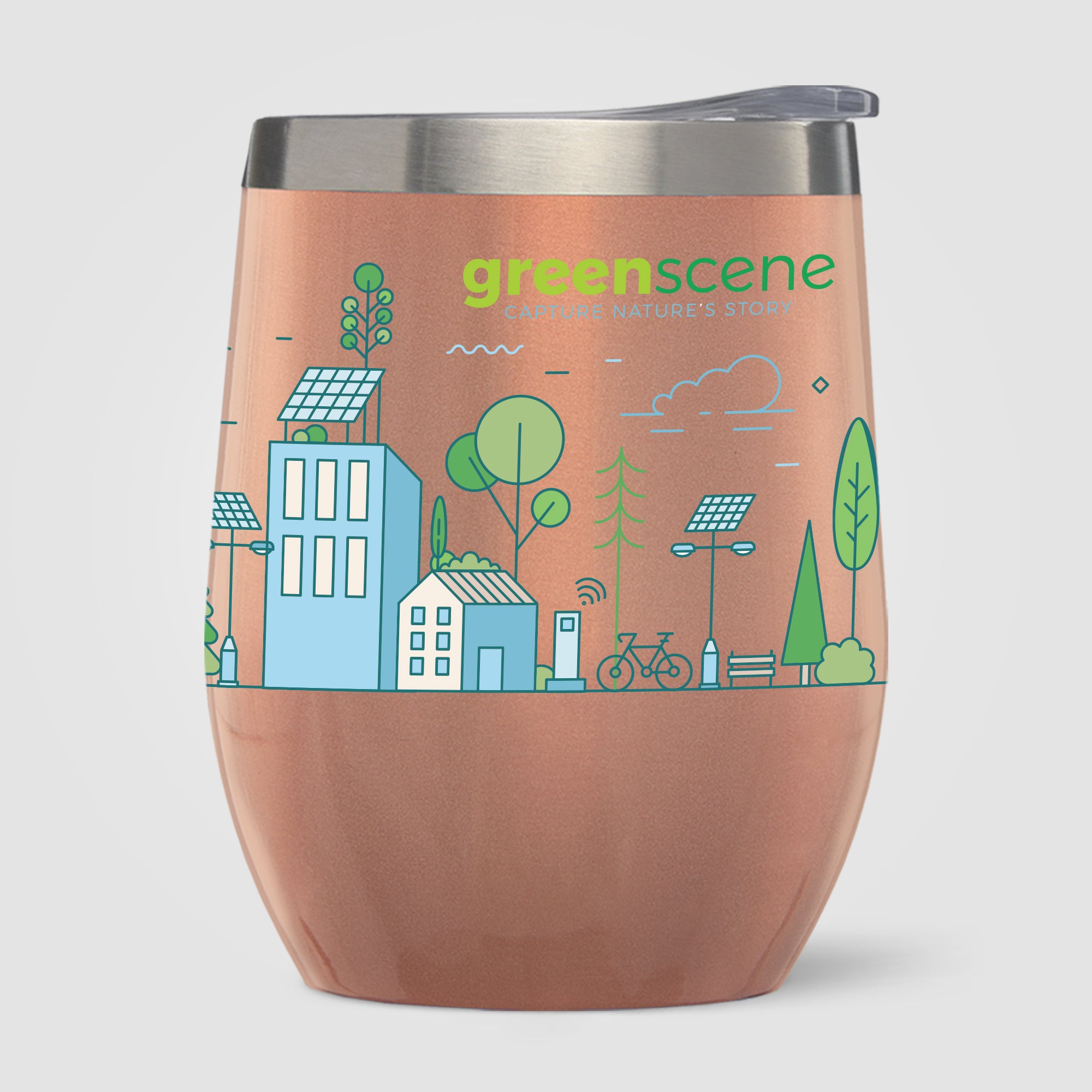 11oz Double-Wall Stainless Wine Cup Escape