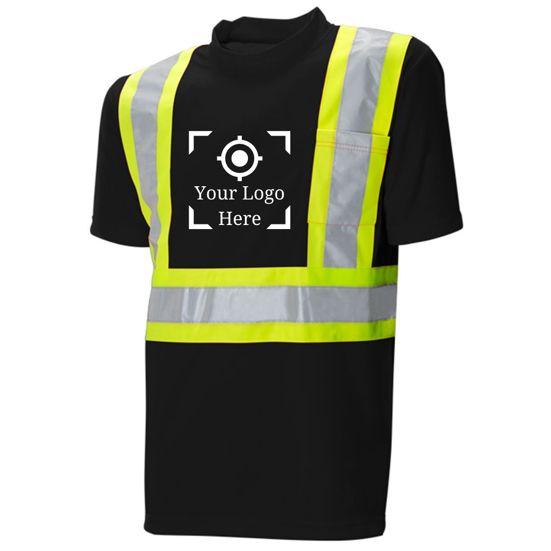 Traffic T-Shirt, Polyester, 4" Refl. Tape