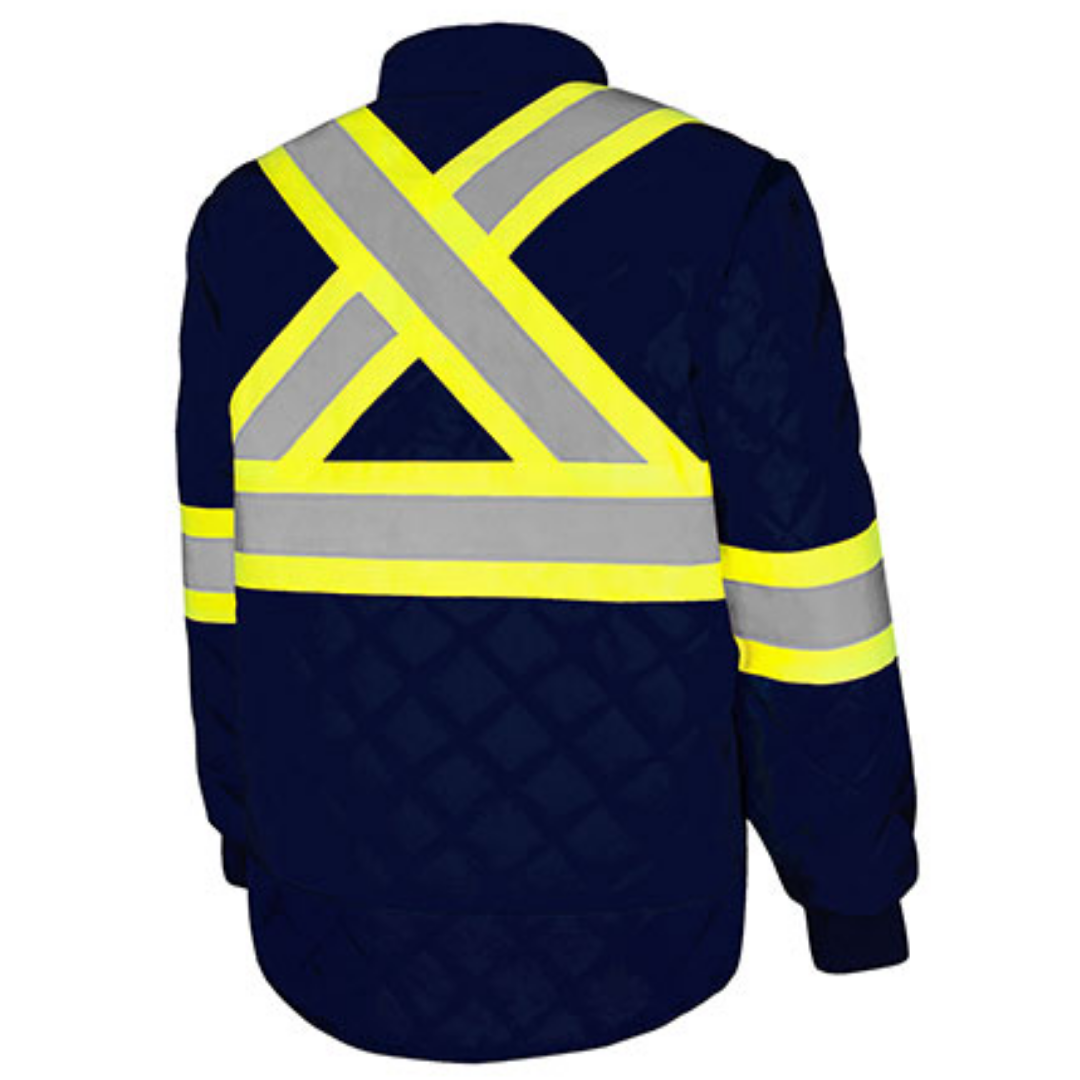 Quilted Freezer Jacket, 4" Refl. Tape
