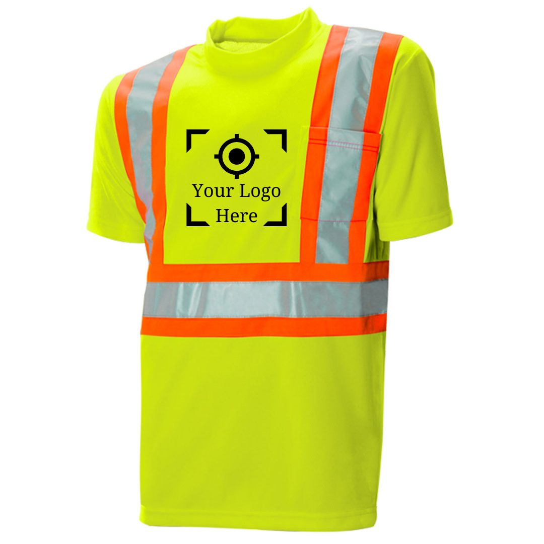 Traffic T-Shirt, Polyester, 4" Refl. Tape
