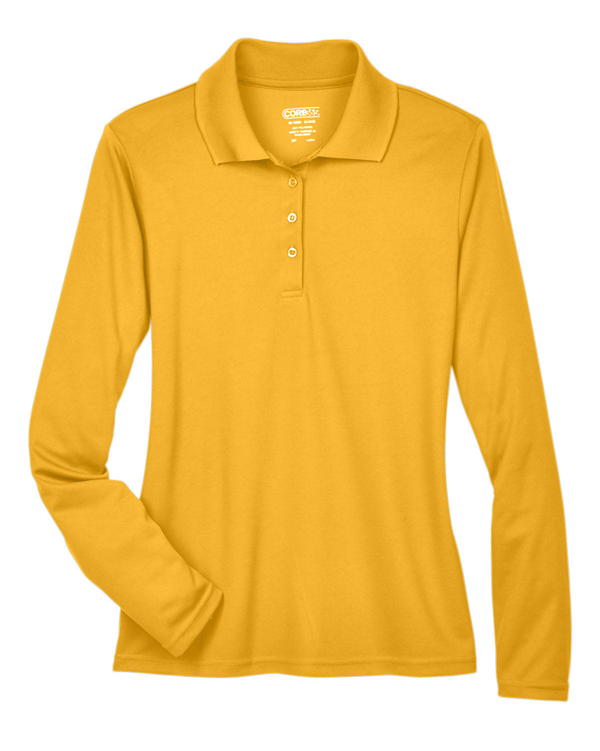 Core 365 Ladies' Pinnacle Performance Long-Sleeve Piqué Polo