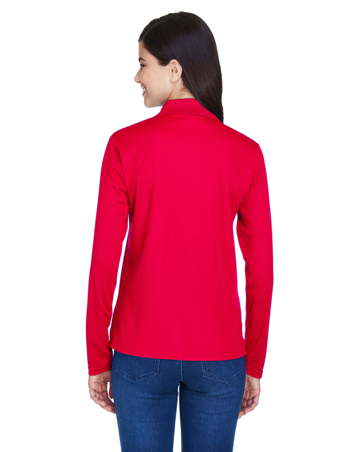 Core 365 Ladies' Pinnacle Performance Long-Sleeve Piqué Polo