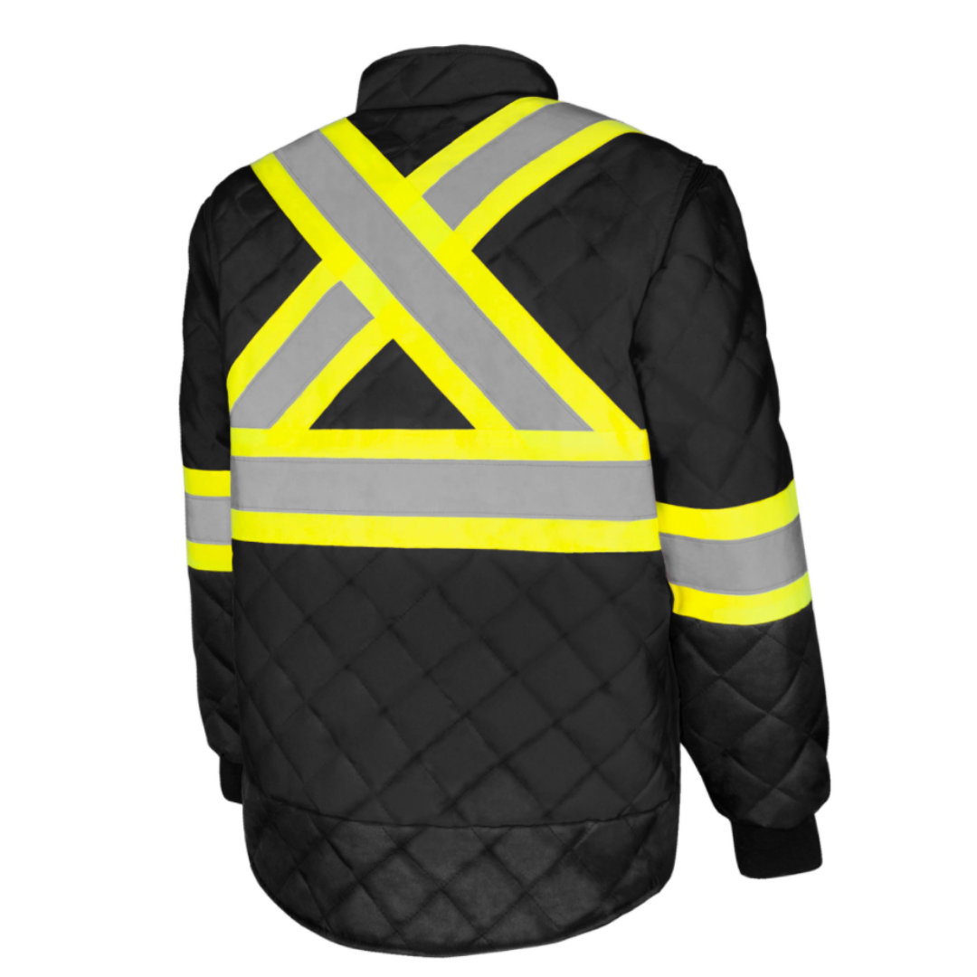 Quilted Freezer Jacket, 4" Refl. Tape