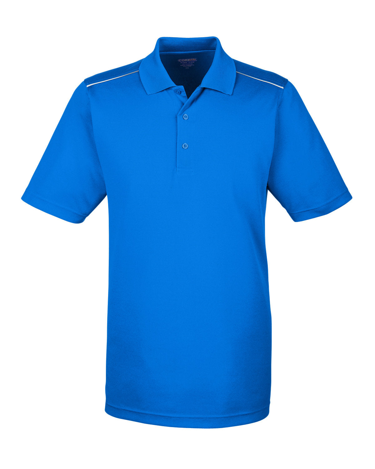 Polo piqué Core 365 Radiant Performance pour homme avec passepoil réfléchissant