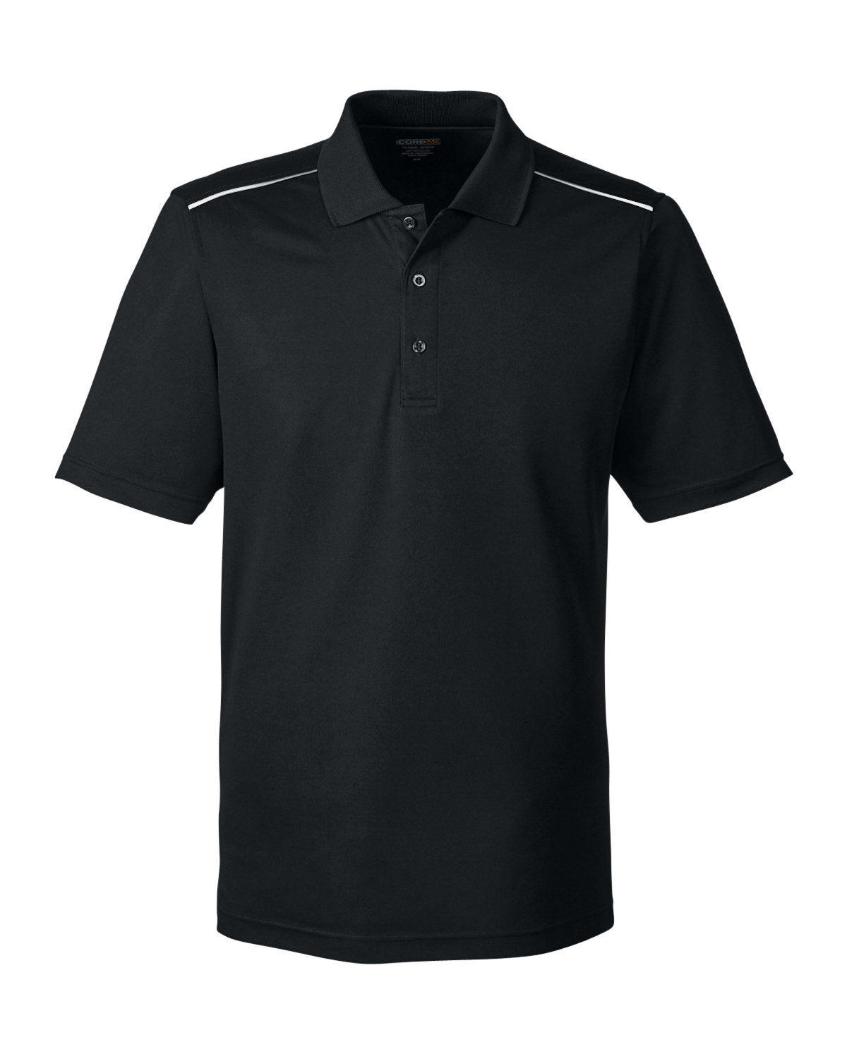Polo piqué Core 365 Radiant Performance pour homme avec passepoil réfléchissant