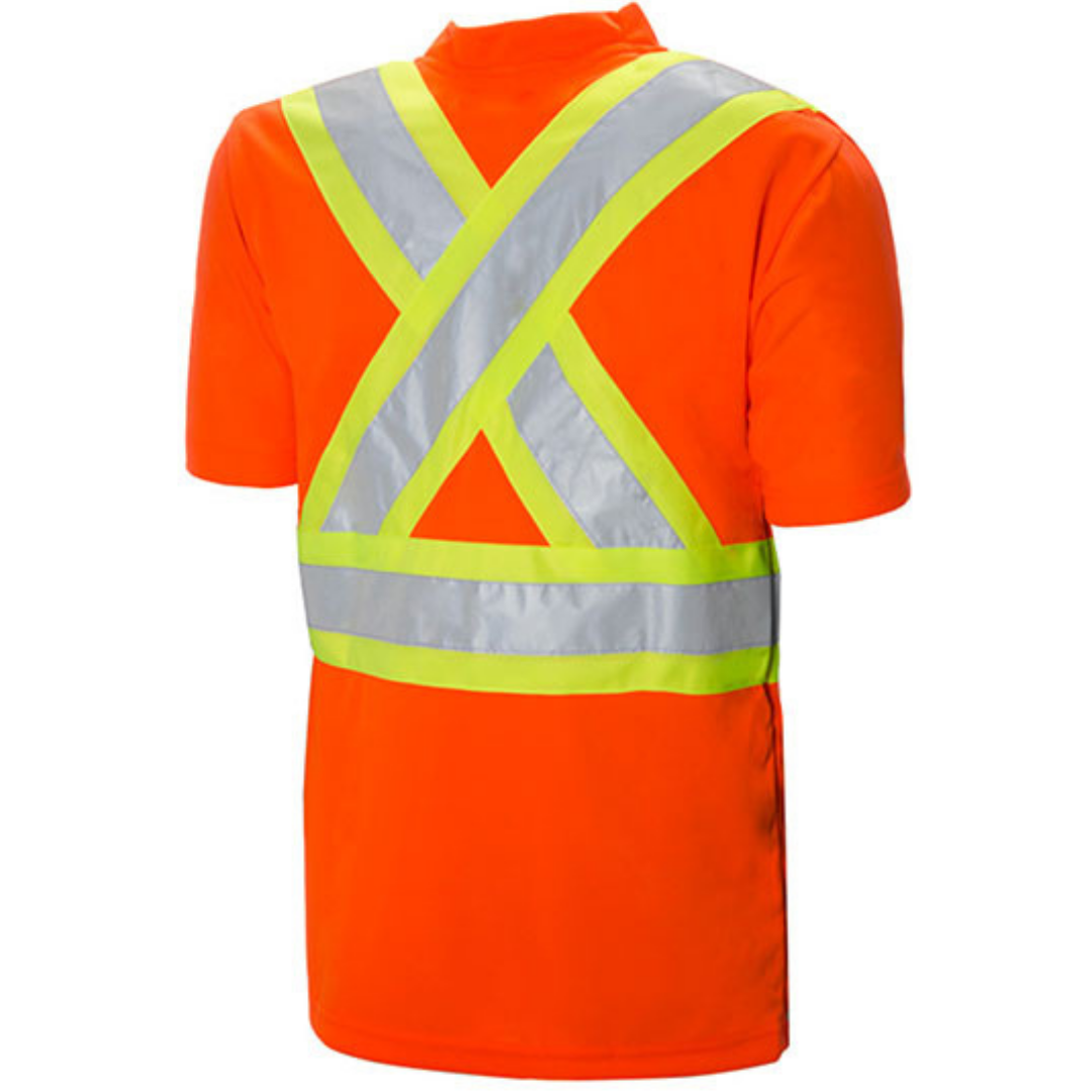 Traffic T-Shirt, Polyester, 4" Refl. Tape