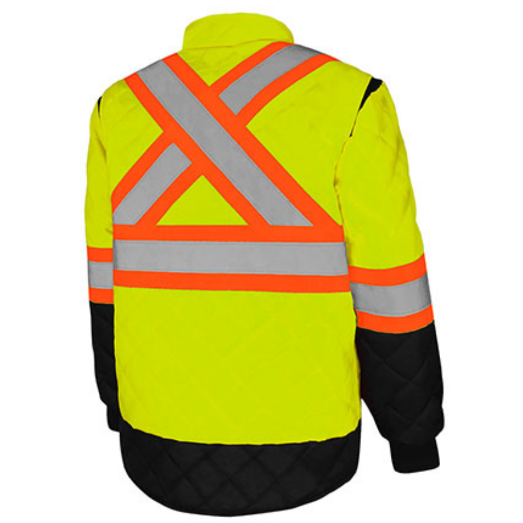 Quilted Freezer Jacket, 4" Refl. Tape