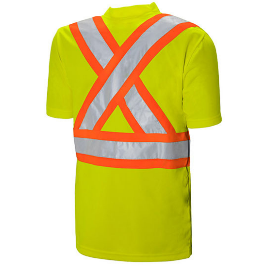 Traffic T-Shirt, Polyester, 4" Refl. Tape