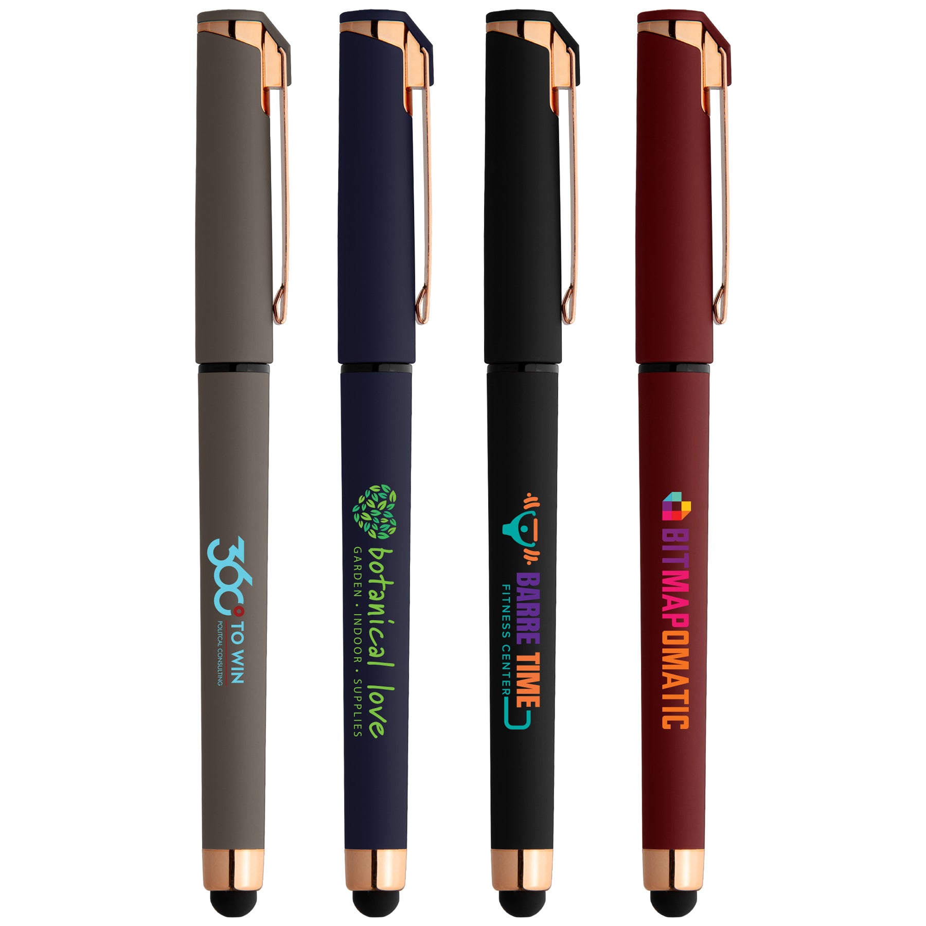 Stylo gel Islander Softy Rose Gold avec stylet - ColorJet