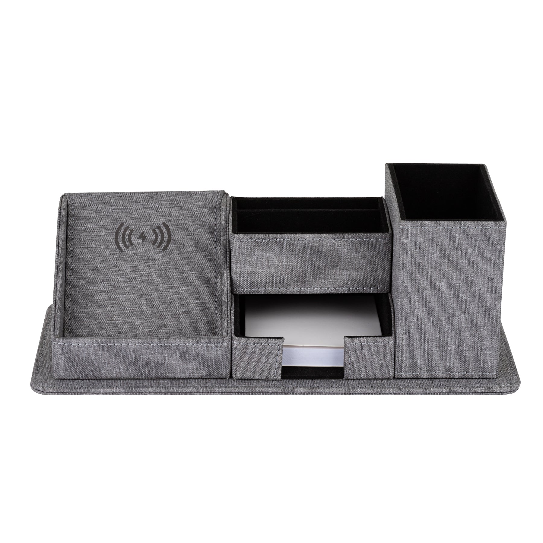 Organiseur de bureau avec chargeur sans fil Amridge
