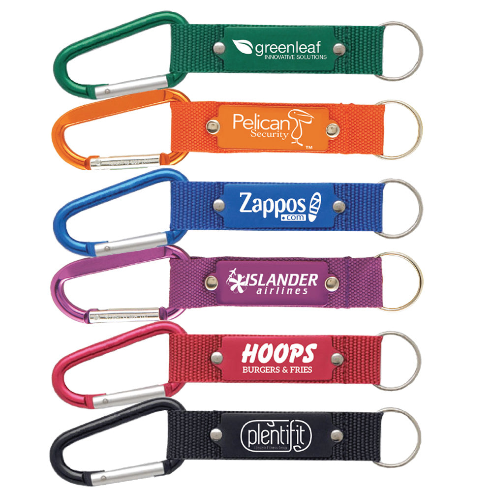 Strap Happy Carabiner Keychain