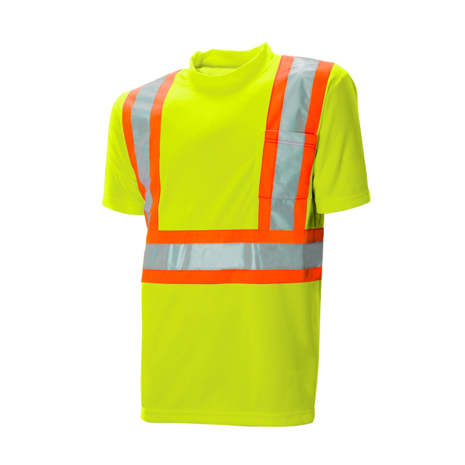 Traffic T-Shirt, Polyester, 4" Refl. Tape