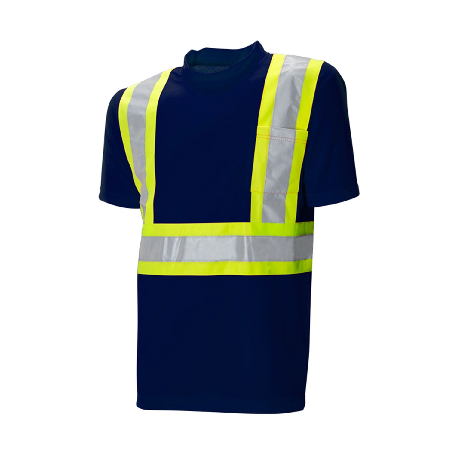 Traffic T-Shirt, Polyester, 4" Refl. Tape
