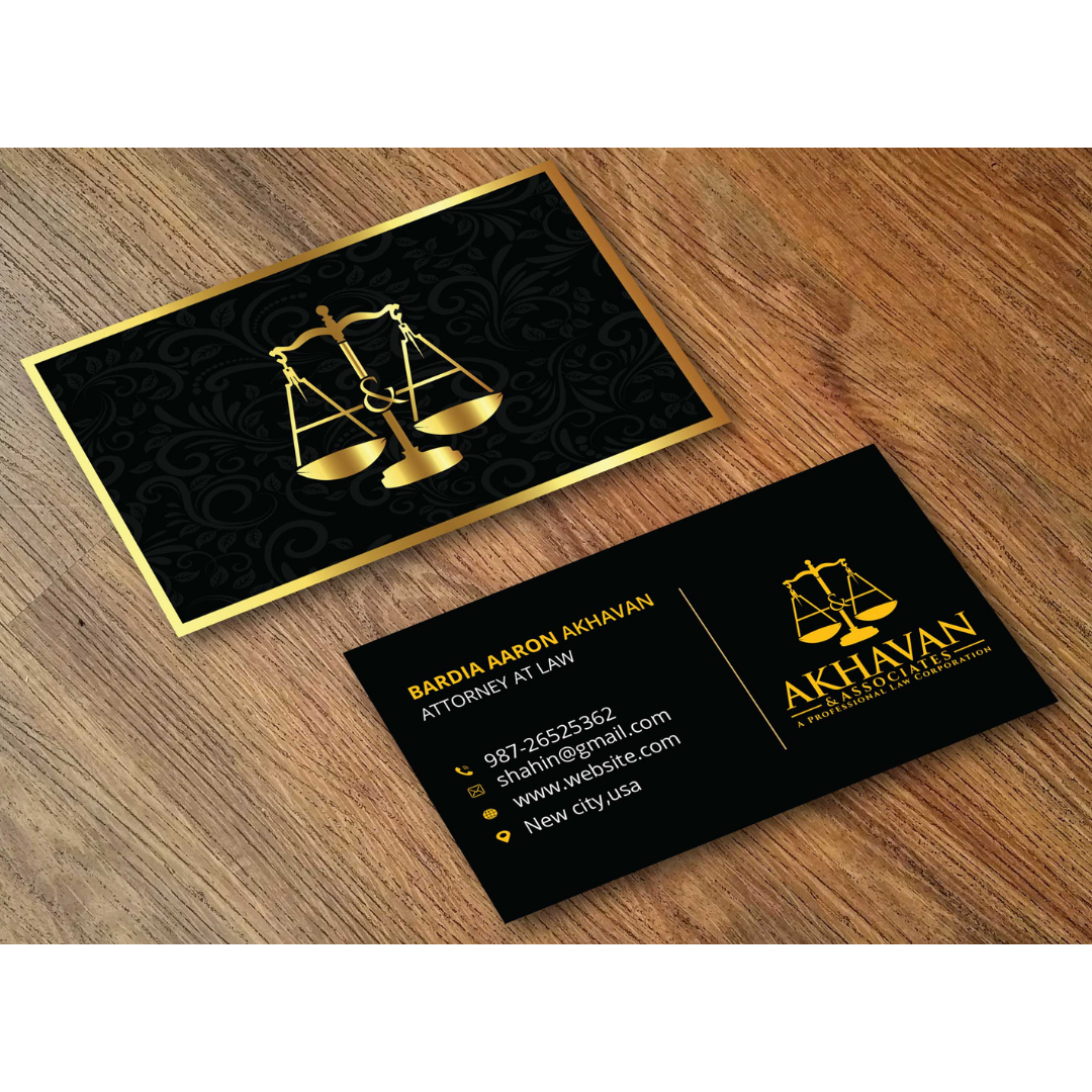 Luxury Silk Cards with Foil Stamp