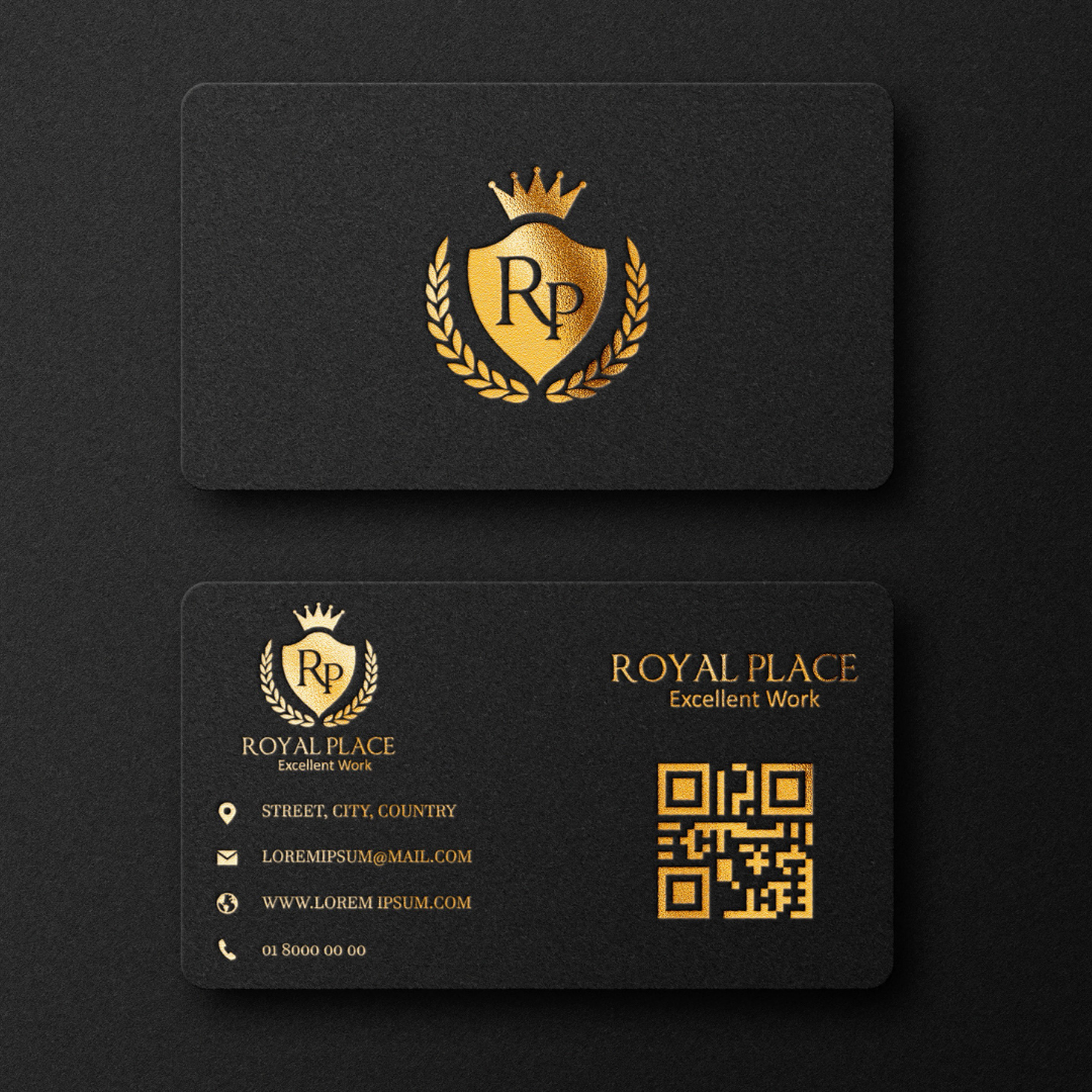 Luxury Silk Cards with Foil Stamp