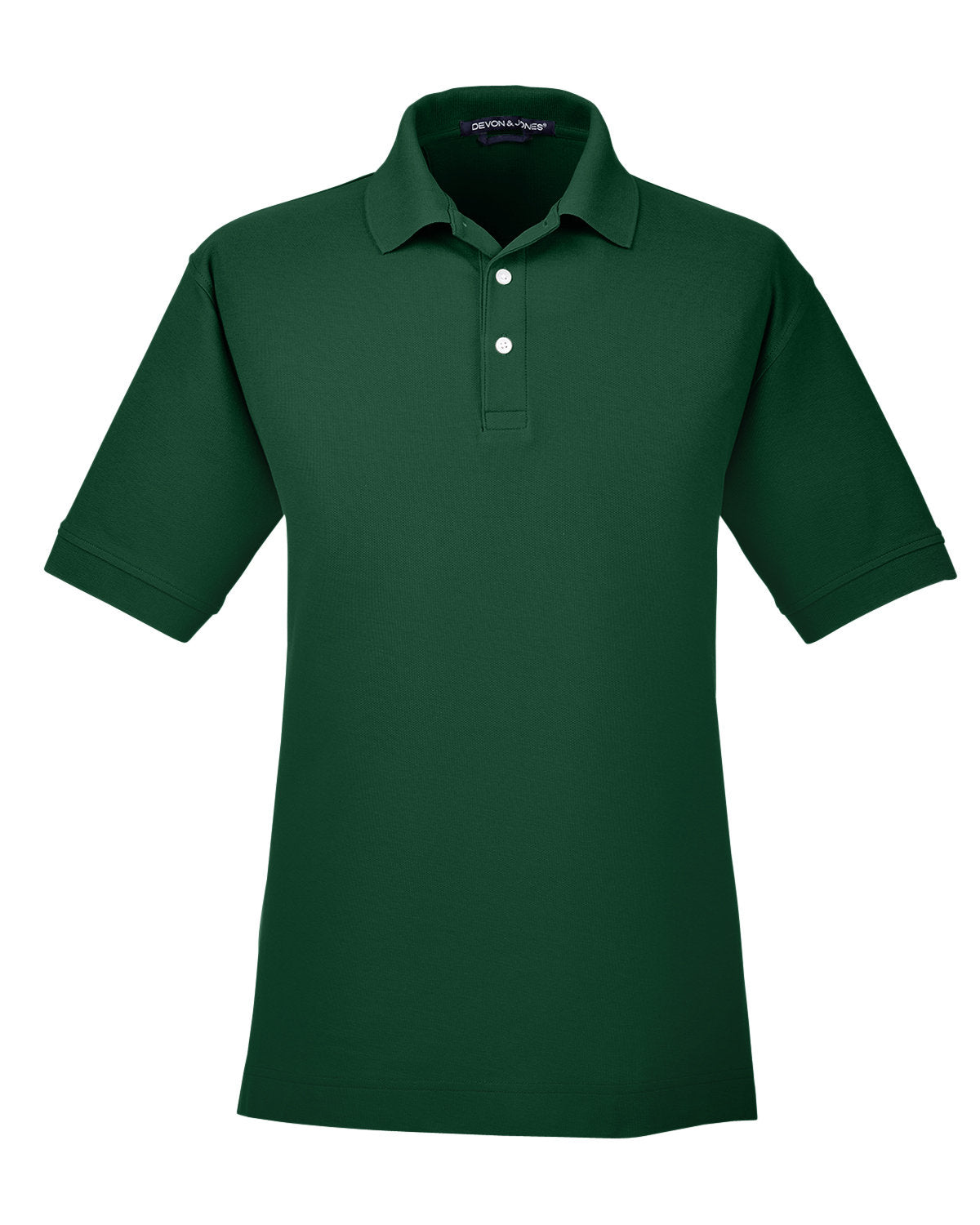 Devon & Jones Men's Pima Piqué Short-Sleeve Polo