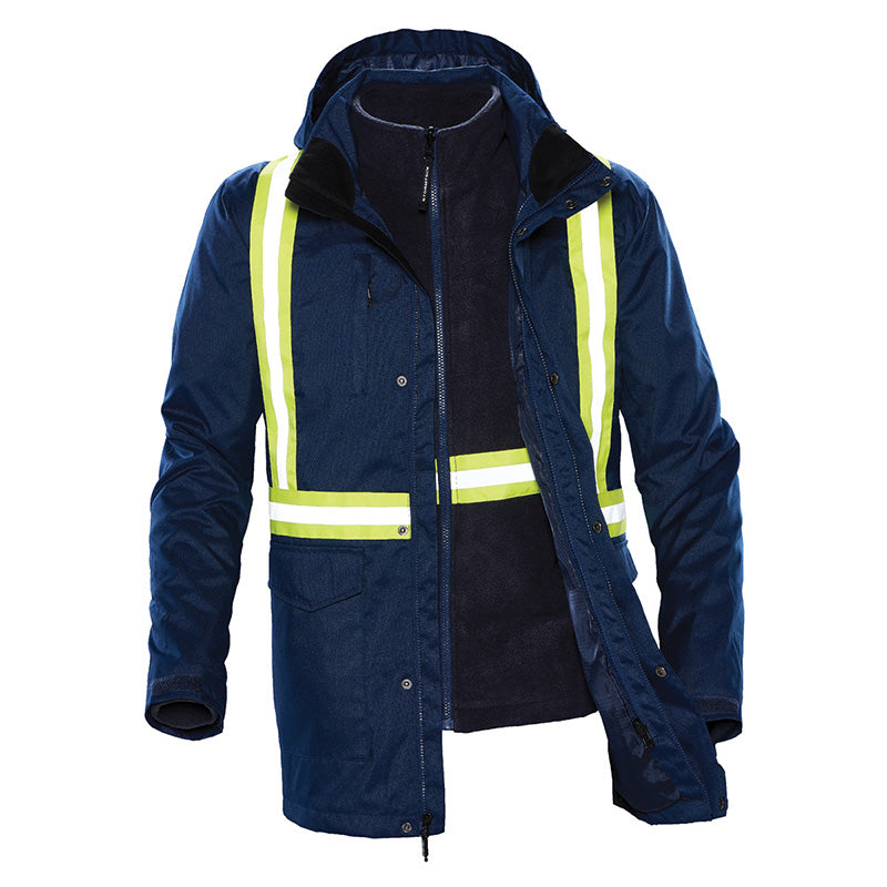 Unisex HD 3-In-1 Reflective Parka