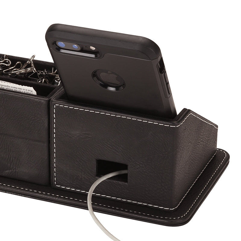 Oxford Desk Organizer w/Phone Holder