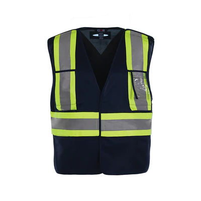 Protector - Adult Tricot Hi-Vis 5 Point Tear Away Vest