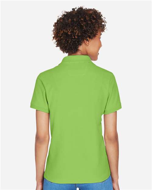 Devon & Jones Ladies' Pima Piqué Short-Sleeve Y-Collar Polo