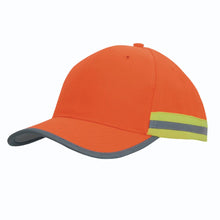 Charger l&#39;image dans la galerie, Casquette haute visibilité avec bande réfléchissante

