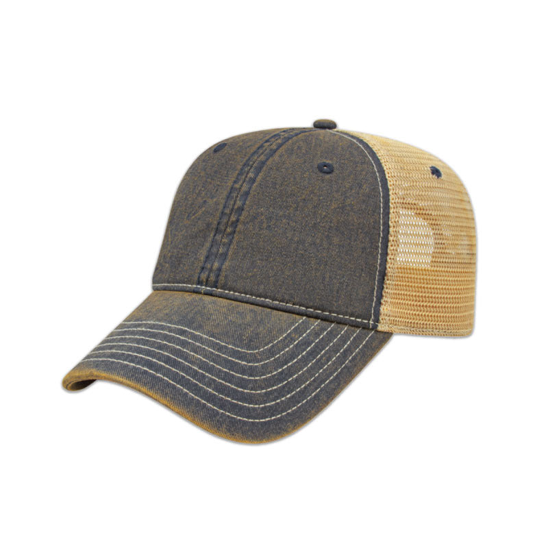 Premium Vintage Washed Mesh Back Cap