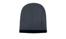 Charger l&#39;image dans la galerie, Roll Down Two Tone Acrylic Beanie - Toque
