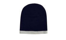 Charger l&#39;image dans la galerie, Roll Down Two Tone Acrylic Beanie - Toque
